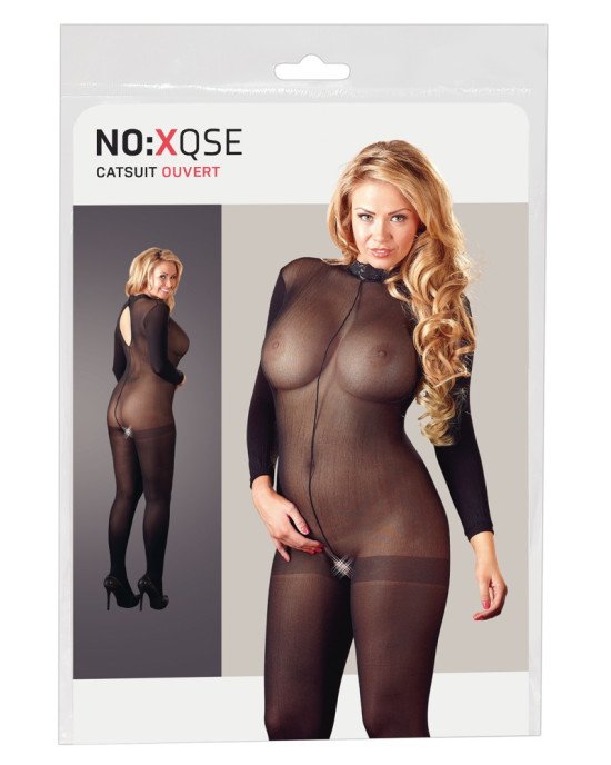 Бодістокінг - 2300650 NO:XQSE Catsuit Ouvert - XL/2XL