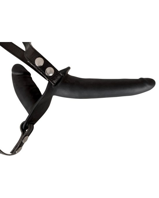 Жіночий страпон - Double Strap On Black Silicone Жіночий страпон - Double Strap On Black Silicone