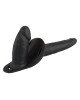 Жіночий страпон - Double Strap On Black Silicone Жіночий страпон - Double Strap On Black Silicone