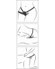 Жіночий страпон - Double Strap On Black Silicone Жіночий страпон - Double Strap On Black Silicone