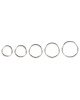 Ерекційні кільця - Bad Kitty Set of 5 Metal Rings Ерекційні кільця - Bad Kitty Set of 5 Metal Rings