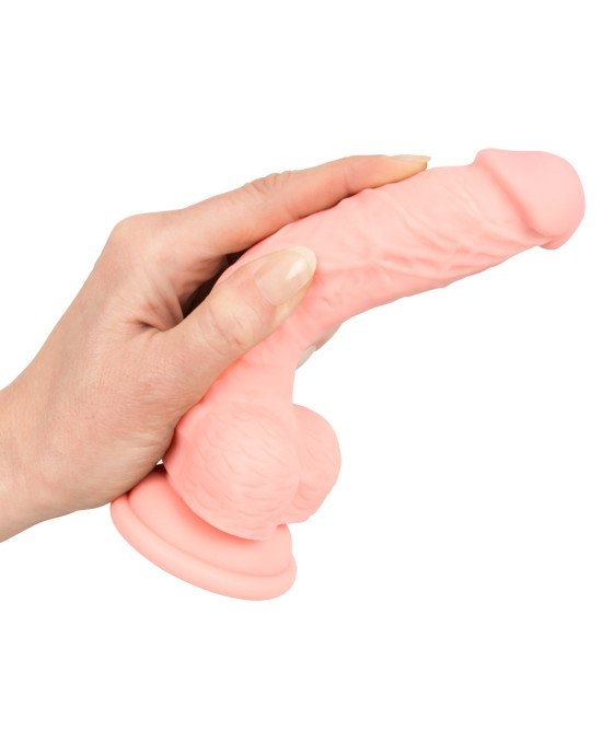 Фалоімітатор з мошонкою - Medical Silicone Dildo, 21 см Фалоімітатор з мошонкою - Medical Silicone Dildo, 21 см