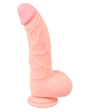 Фалоімітатор з мошонкою - Medical Silicone Dildo, 20 см Фалоімітатор з мошонкою - Medical Silicone Dildo, 20 см