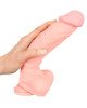 Фалоімітатор з мошонкою - Medical Silicone Dildo, 24 см Фалоімітатор з мошонкою - Medical Silicone Dildo, 24 см