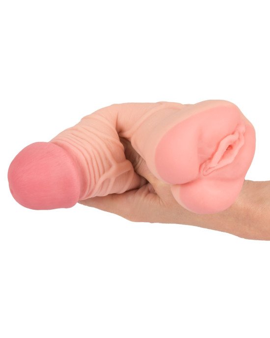 Насадка+мастурбатор - Nature Skin 2in1 Extension + Masturbator Насадка+мастурбатор - Nature Skin 2in1 Extension + Masturbator