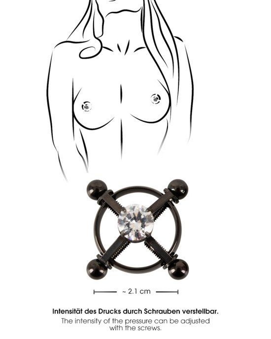 Bad Kitty Nipple Jewellery black Bad Kitty Nipple Jewellery black