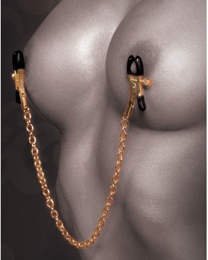 FFS Gold Chain Nipple Clamps