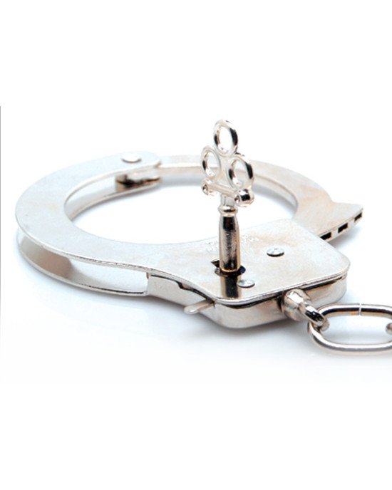 FFSLE Metal Handcuffs Silver FFSLE Metal Handcuffs Silver