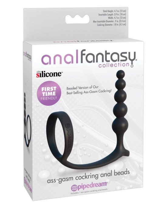 AF Ass-Gasm Cockring Anal Bead AF Ass-Gasm Cockring Anal Bead