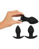 Black Velvets Vibrating Butt plugs in 3 s Black Velvets Vibrating Butt plugs in 3 s