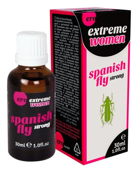 Збуджуючі краплі для жінок - Ero Spanish Fly Strong Extreme Woman, 30 мл Збуджуючі краплі для жінок - Ero Spanish Fly Strong Extreme Woman, 30 мл