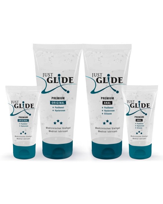 Набір лубрикантів - Just Glide Premium Set Набір лубрикантів - Just Glide Premium Set