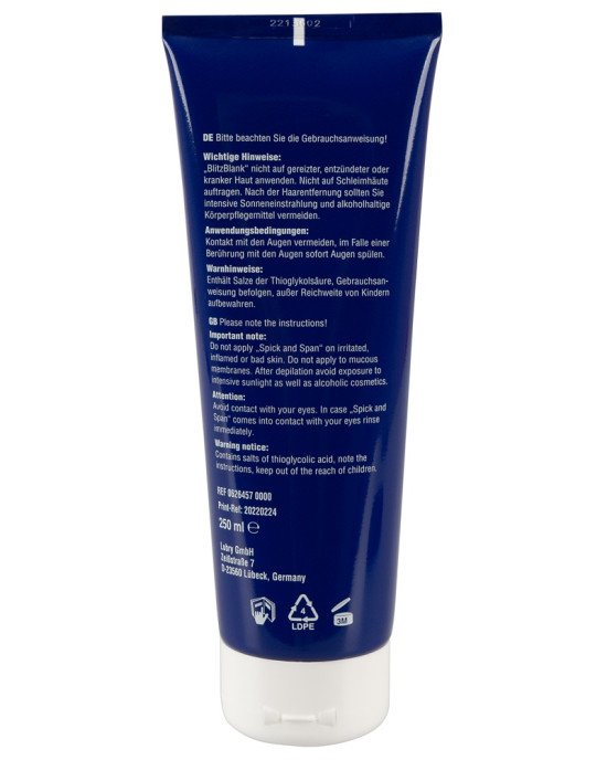 *BlitzBlank 250 ml *BlitzBlank 250 ml