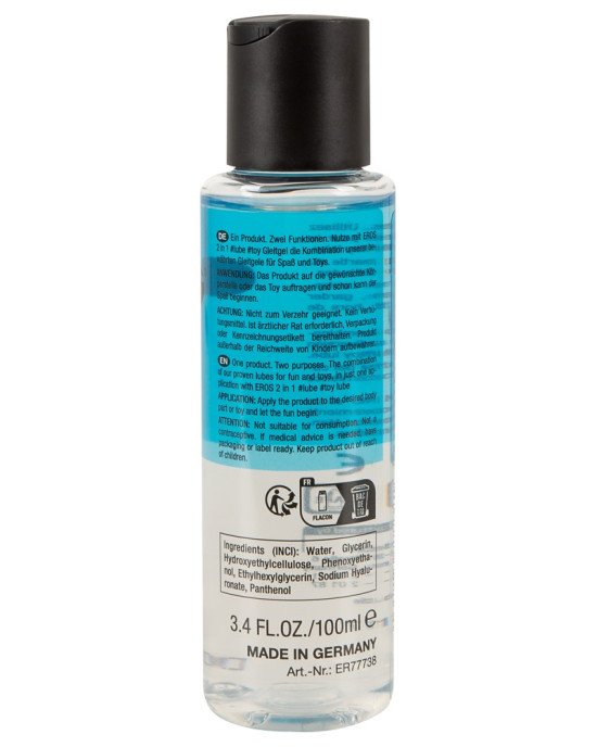 Лубрикант - EROS 2in1 #Toy #Lube, 100 мл Лубрикант - EROS 2in1 #Toy #Lube, 100 мл