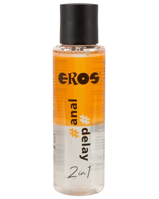 Анальний лубрикант з пролонгатором - EROS 2in1 #Anal #Delay, 100 мл Анальний лубрикант з пролонгатором - EROS 2in1 #Anal #Delay, 100 мл
