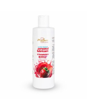 2в1 лубрикант та масажний гель - MyLove Aroma Series Intim&Massage Strawberry, 300 мл