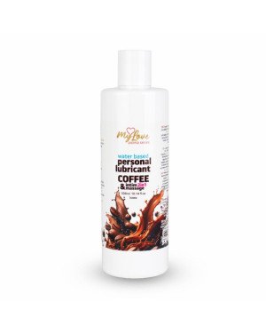 2в1 лубрикант та масажний гель - MyLove Aroma Series Intim&Massage Coffee, 300 мл