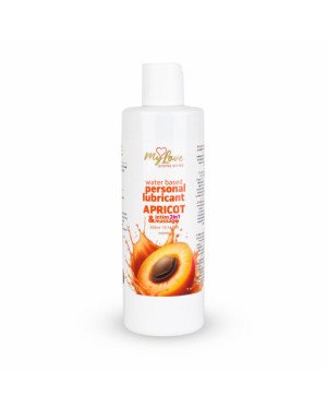 2в1 лубрикант та масажний гель - MyLove Aroma Series Intim&Massage Apricot, 300 мл