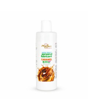 2в1 лубрикант та масажний гель - MyLove Aroma Series Intim&Massage Caramel, 300 мл