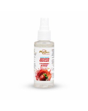 2в1 лубрикант та масажний гель - MyLove Aroma Series Intim&Massage Strawberry, 50 мл