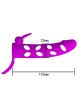 Насадка на член - Pretty Love Vibrating Penis Sleeve With Ball Strap 6