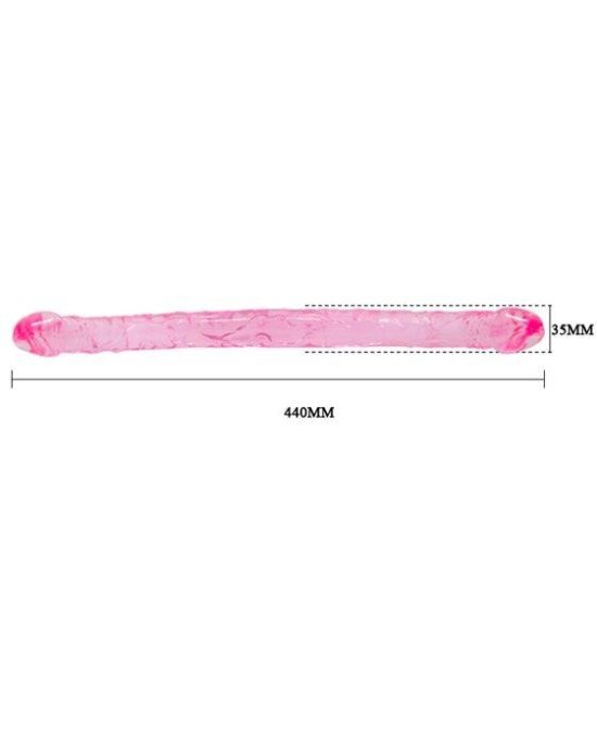 Двосторонній фалоімітатор - Double Dong Pink, 45 см Двосторонній фалоімітатор - Double Dong Pink, 45 см