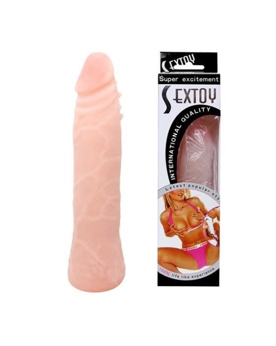 Фалоімітатор - Super Excitement Sextoy Fresh, 19 см Фалоімітатор - Super Excitement Sextoy Fresh, 19 см
