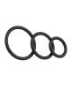 Набір ерекційних кілець - Cock & Ball Rings Rubber Set Набір ерекційних кілець - Cock & Ball Rings Rubber Set