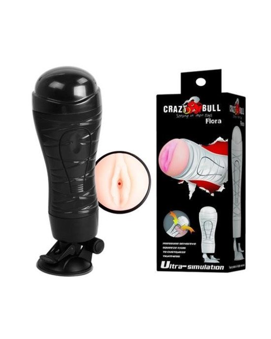 Мастурбатор - Crazy Bull Flora Black Мастурбатор - Crazy Bull Flora Black