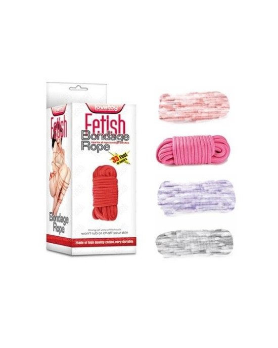 Мотузка - Fetish Bondage Rope Pink, 10 м