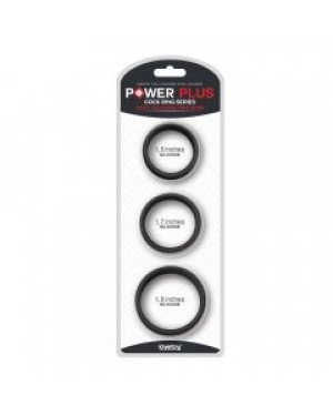 Ерекційні кільця - Power Plus Soft Silicone Pro Ring Black