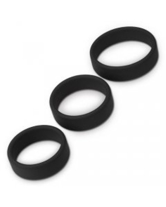 Ерекційні кільця - Power Plus Soft Silicone Pro Ring Black