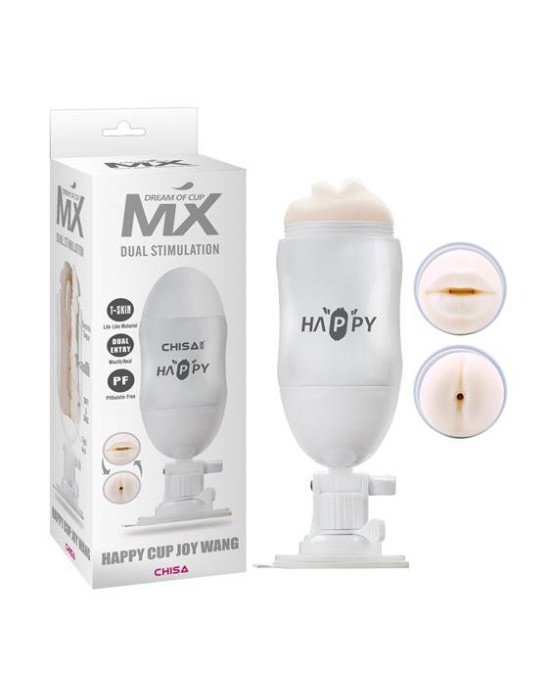 Мастурбатор - MX Happy Cup Joy Wang Mouth & Ass Мастурбатор - MX Happy Cup Joy Wang Mouth & Ass