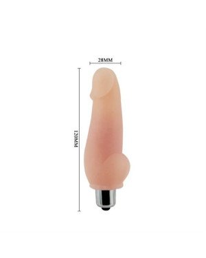 Реалістичний вібратор - Super Mini Vibrator Flesh