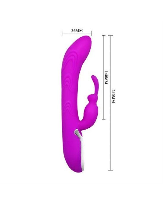 Вібратор - Pretty Love Hot Bunny Vibrator Pink Вібратор - Pretty Love Hot Bunny Vibrator Pink