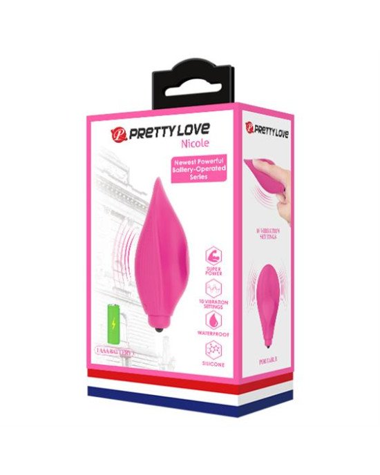 Кліторальний стимулятор - Pretty Love Nicole Clitoral Stimulator Magenta Кліторальний стимулятор - Pretty Love Nicole Clitoral Stimulator Magenta