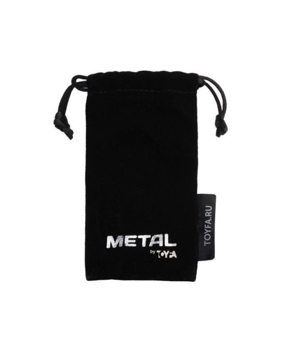 Анальний страз Metal By Toyfa, червоний, з кристалом кольору турмалін, 7,2 см, ø2,8 см, 50 г Анальний страз Metal By Toyfa, червоний, з кристалом кольору турмалін, 7,2 см, ø2,8 см, 50 г