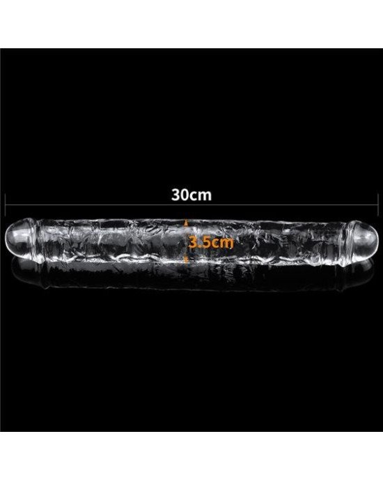Фалоімітатор - Flawless Clear Double Dildo 12 Фалоімітатор - Flawless Clear Double Dildo 12