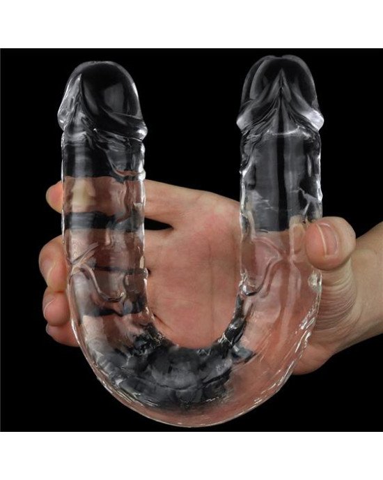 Фалоімітатор - Flawless Clear Double Dildo 12 Фалоімітатор - Flawless Clear Double Dildo 12