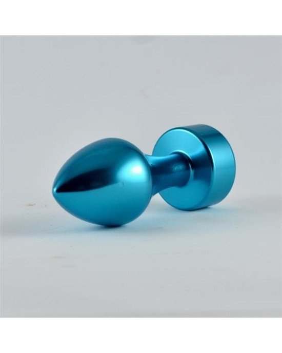 Анальна пробка - Heavy Metal Anal Plug Rosebud Aluminium Blue Анальна пробка - Heavy Metal Anal Plug Rosebud Aluminium Blue