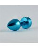 Анальна пробка - Heavy Metal Anal Plug Rosebud Aluminium Blue Анальна пробка - Heavy Metal Anal Plug Rosebud Aluminium Blue