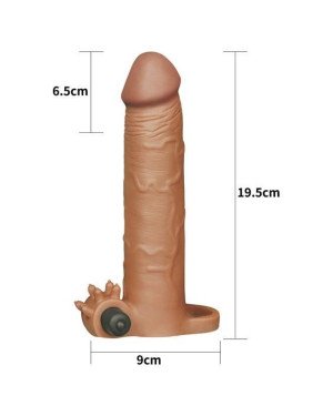 Насадка на член - Pleasure X-Tender Vibrating Penis Sleeve Add 3