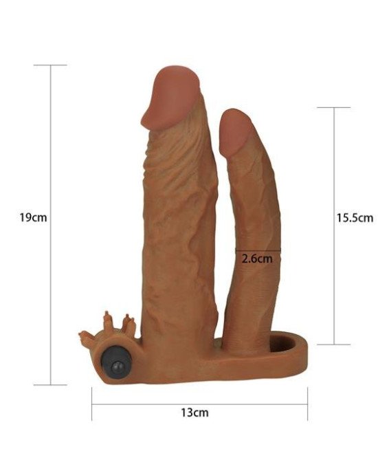 Насадка на член - Pleasure X-Tender Vibrating Double Penis Sleeve Add 2 Насадка на член - Pleasure X-Tender Vibrating Double Penis Sleeve Add 2