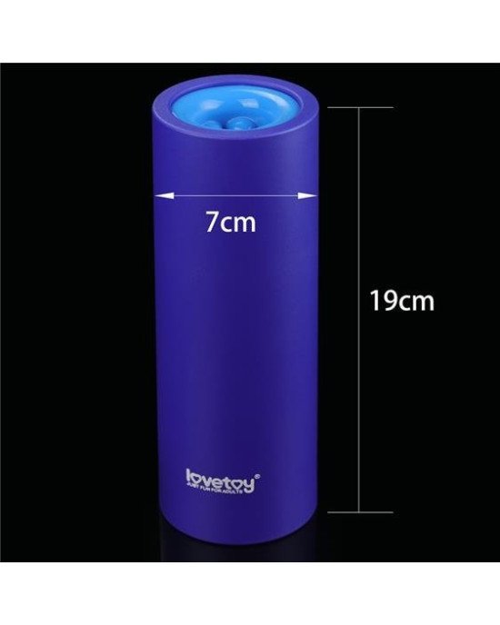 Мастурбатор - O-Sensual Discreet Blow Job Stroker Blue Мастурбатор - O-Sensual Discreet Blow Job Stroker Blue