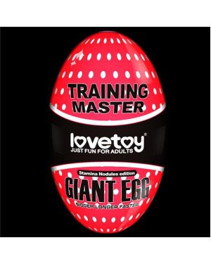 Мастурбатор - Traning Master Giant Egg Masturbator Red