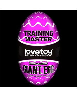 Мастурбатор - Traning Master Giant Egg Masturbator Purple