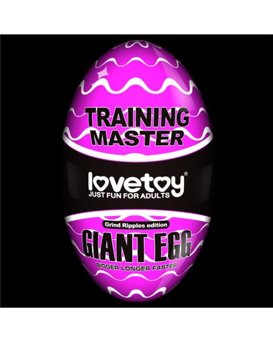Мастурбатор - Traning Master Giant Egg Masturbator Purple Мастурбатор - Traning Master Giant Egg Masturbator Purple