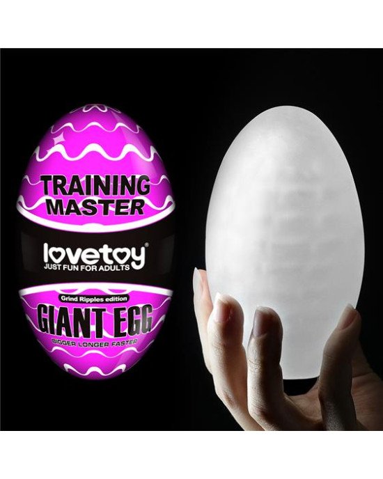Мастурбатор - Traning Master Giant Egg Masturbator Purple Мастурбатор - Traning Master Giant Egg Masturbator Purple