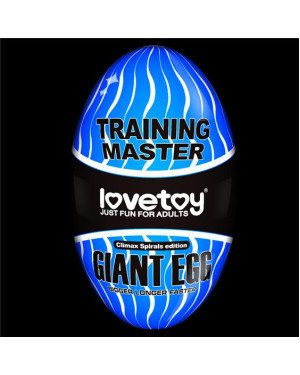 Мастурбатор - Traning Master Giant Egg Masturbator Blue