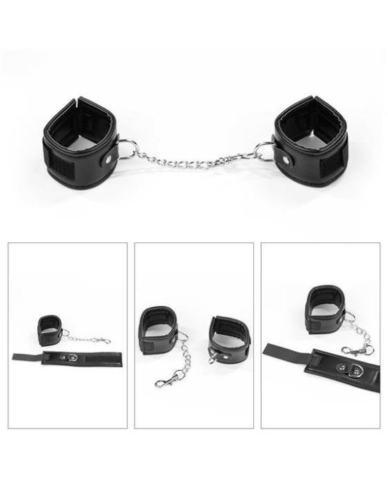 Набір БДСМ - Deluxe Bondage Kit (маска, наручники, флогер) Набір БДСМ - Deluxe Bondage Kit (маска, наручники, флогер)